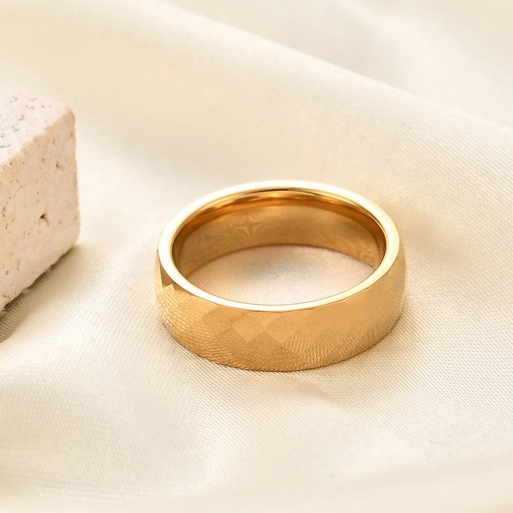 Aliança Tungstênio Dourada