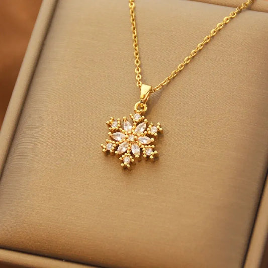 Colar Feminino Em Ouro Banhado