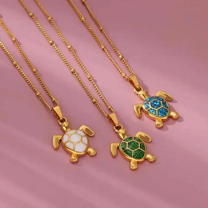 Colar Feminino Pingente de Tartaruga