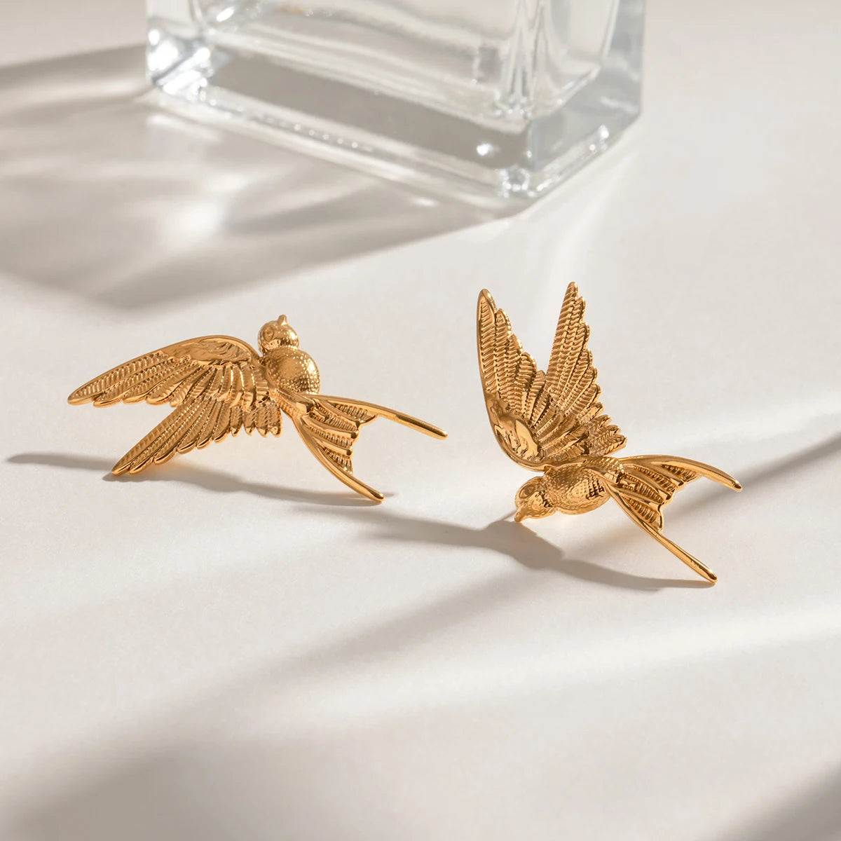 Brincos de Pino Em Forma de Pássaro