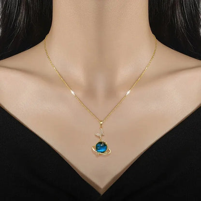 Colar Feminino Pingente Astronauta