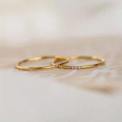 Anel Empilhável Minimalista