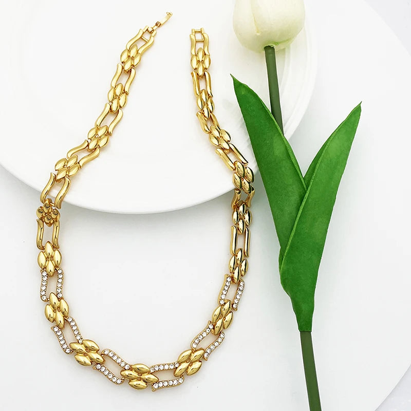 Conjunto de Joias Luxo Estilo Dubai