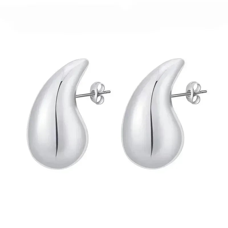 Brincos Gota Em Prata Sterlina 925