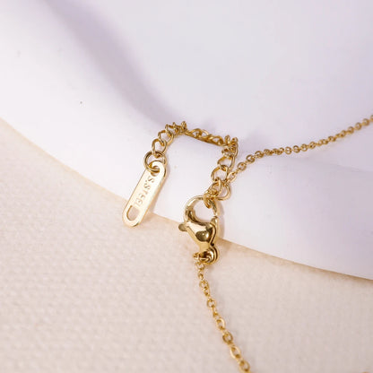 Colar Feminino Pendente de Cristal em Zircônia