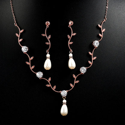 Conjunto de Joias Sofisticado - Colar e Brincos