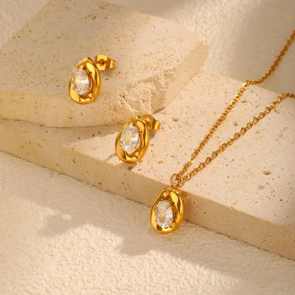 Conjunto de Joias Zircônia