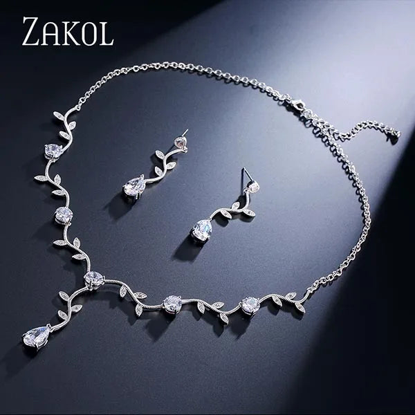 Conjunto de Joias Sofisticado - Colar e Brincos