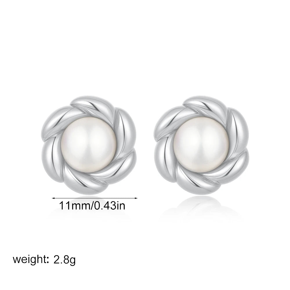 Brincos de Pino Em Formato de Flor