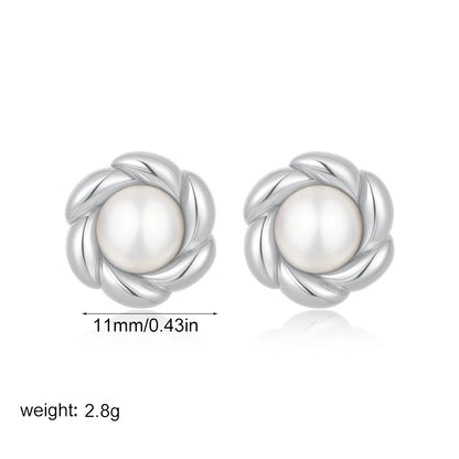 Brincos de Pino Em Formato de Flor