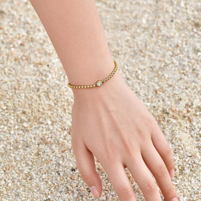 Conjunto de Joias - Colar Em Zircônia e Pulseira