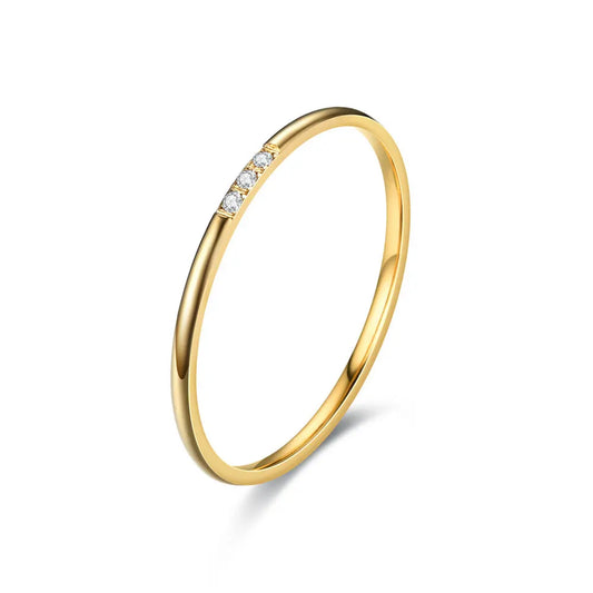 Anel Empilhável Minimalista