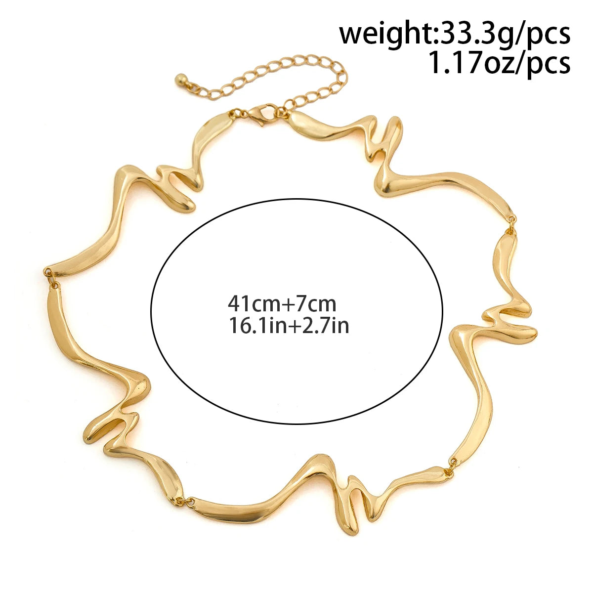 Colar Choker Gargantilha Design Irregular