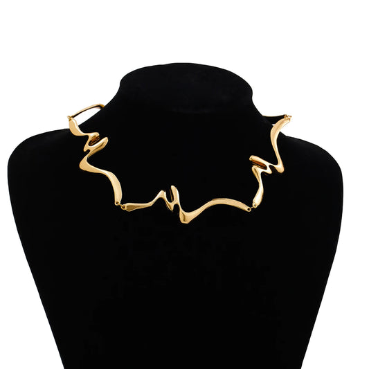 Colar Choker Gargantilha Design Irregular