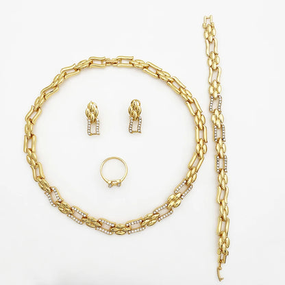 Conjunto de Joias Luxo Estilo Dubai