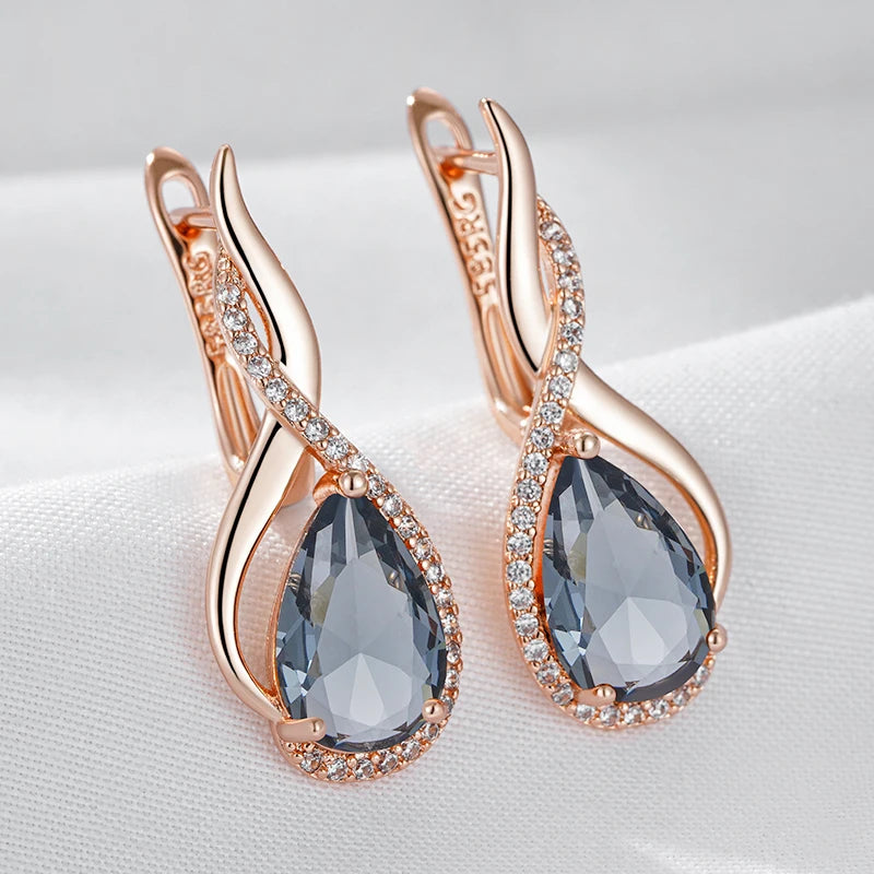 Brincos Finos Pendentes Brilhantes Em Zircônia