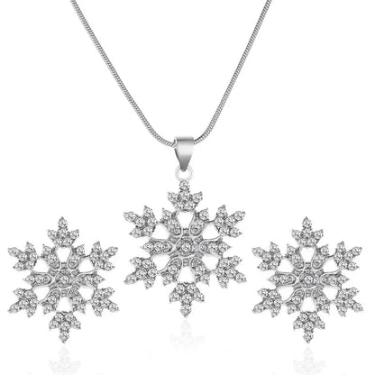 Conjunto de Joias Floco de Neve