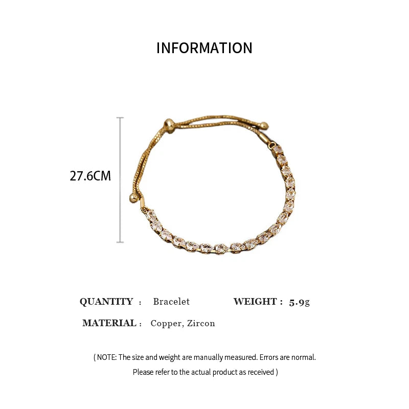 Pulseira Ajustável de Luxo