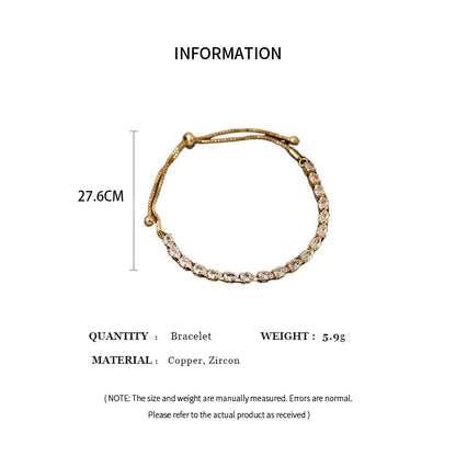 Pulseira Ajustável de Luxo