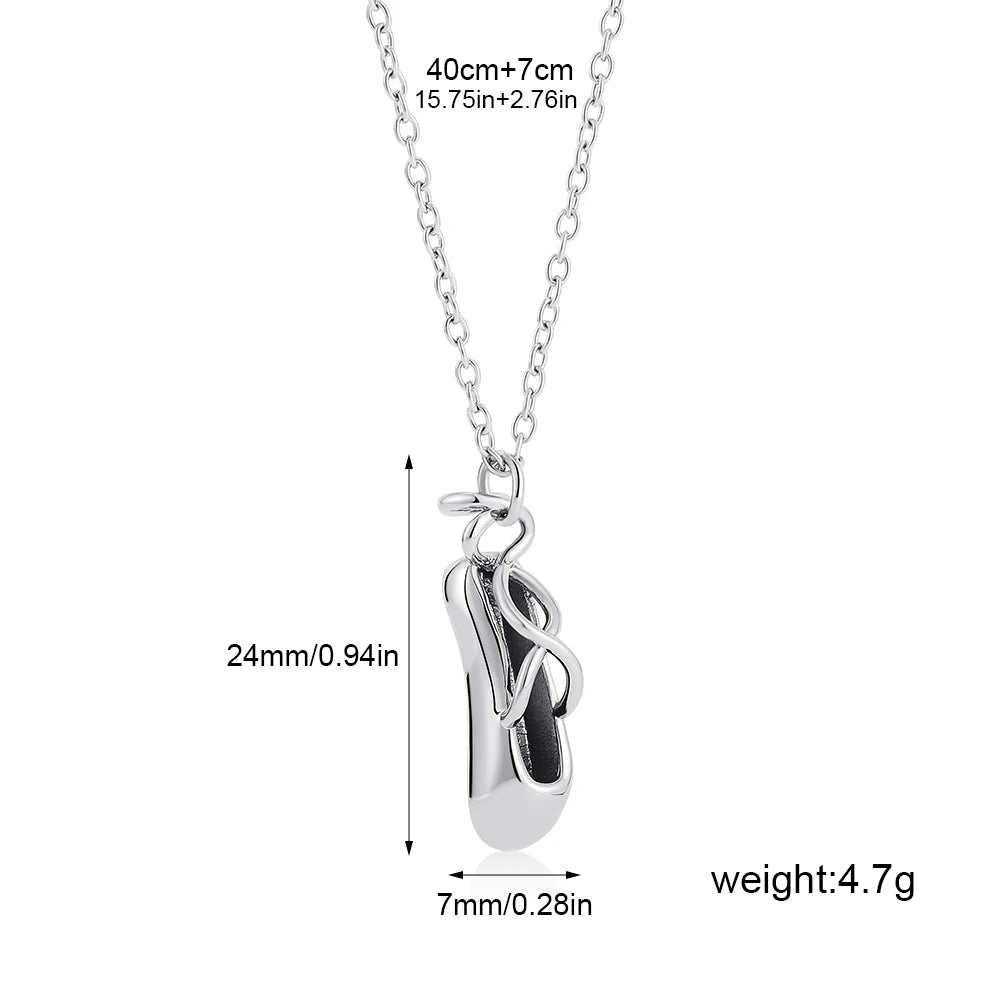 Colar Feminino Requintado Pingente Ballet